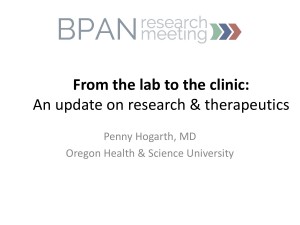 BPAN Mtg PPT - Dr Hogarth-th